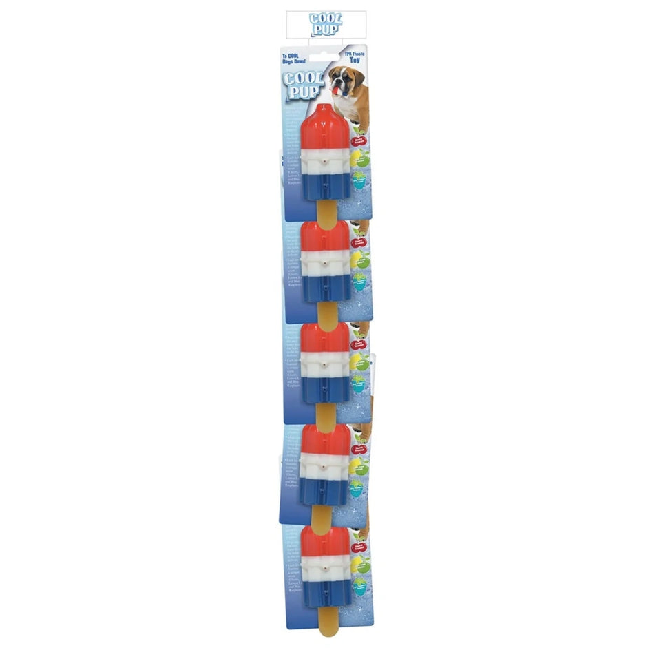 CP Dog Toy Mini Rocket Pop Clip Strip 5pc - Pets Perfect