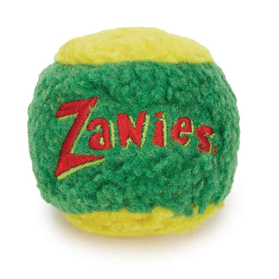 ZA Shaggy Squeaker Ball Grn-Ylw - Pets Perfect