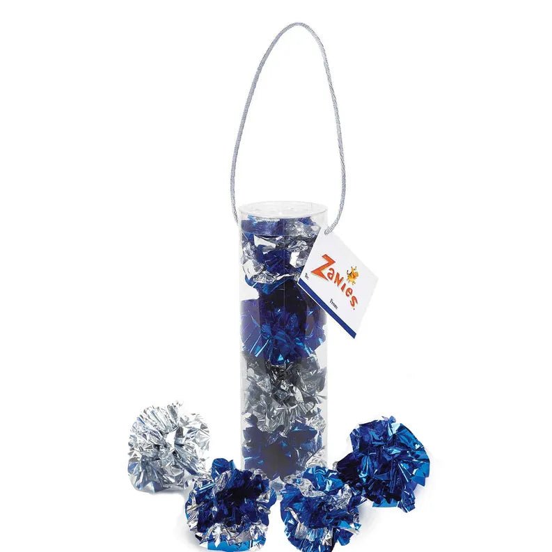 ZA Mylar Ball Canister 4 ct - Pets Perfect