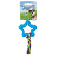 DGR TPR Star and Rope Toy Blue