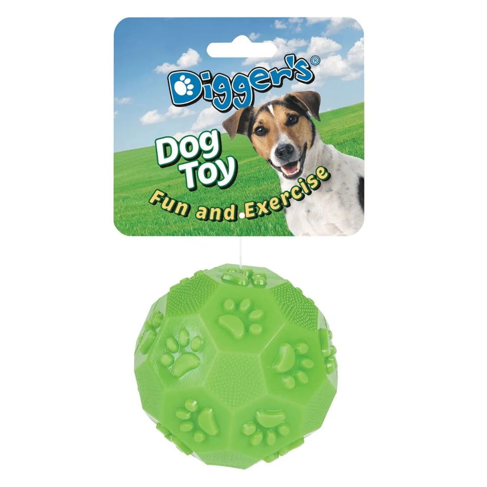 Digger's Paw Chuckle & Dog Treat Ball LGrn - Pets Perfect