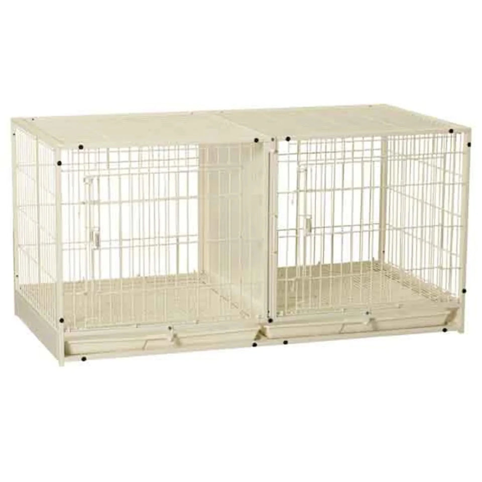 PS Color Modular Cage with PlasTry Wht - Pets Perfect