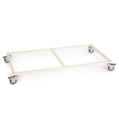 PS Color Modular Cage Base w/Wheel Wht