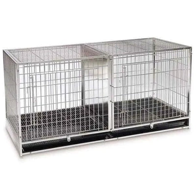 PS Modular Cage with Plastic Tray SS - Pets Perfect