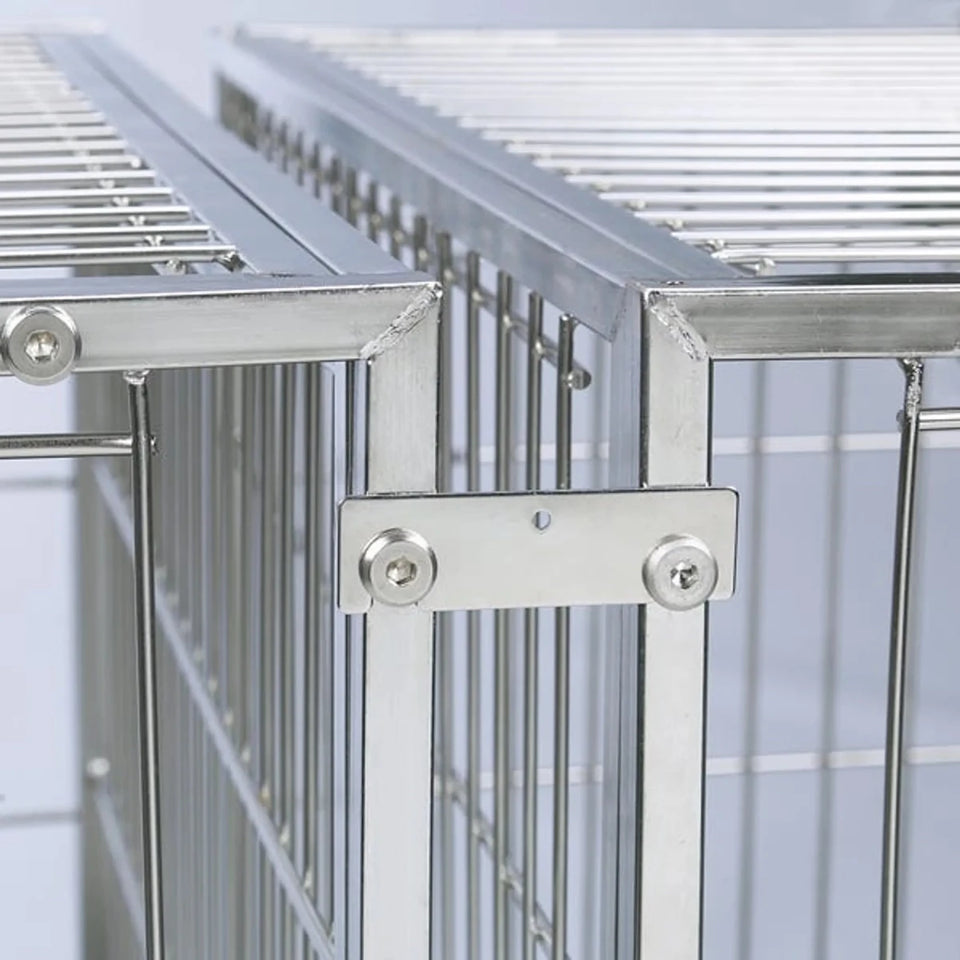 PS Modular Cage Connectors SS 4 ct - Pets Perfect