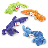Dog Plush Squeaky Toys - Bungee Geckos Refill Pack 72 Pieces for Retail Display