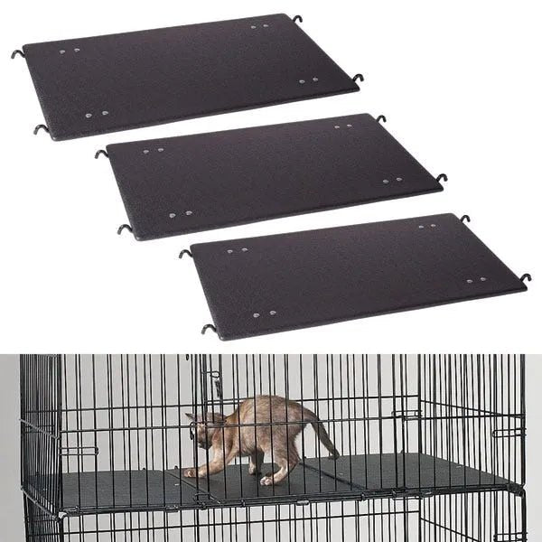 PS Cat Cage Deluxe Platform 3Pc - Pets Perfect
