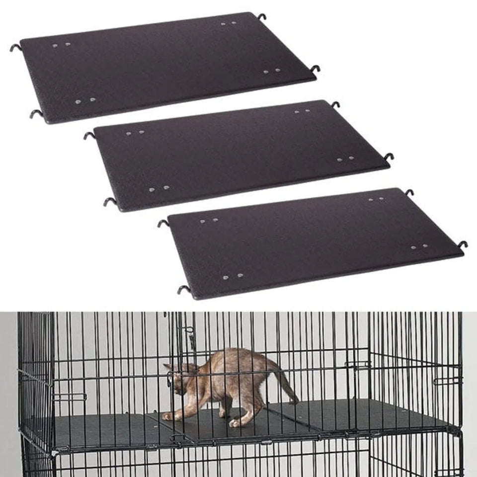PS Cat Cage Deluxe Platform 3Pc - Pets Perfect