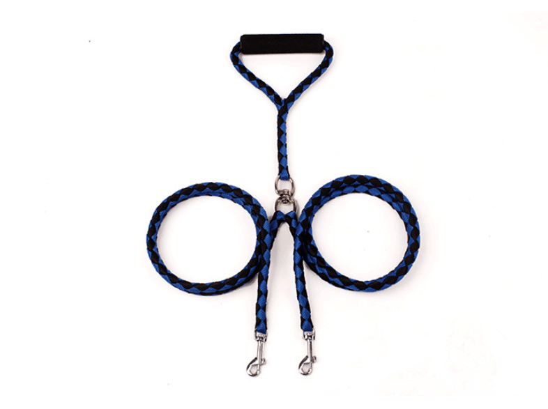 Double - Ended Hand - Knitted Braided Rope Dog Leash: The Ultimate Outdoor Companion - Pets Perfect