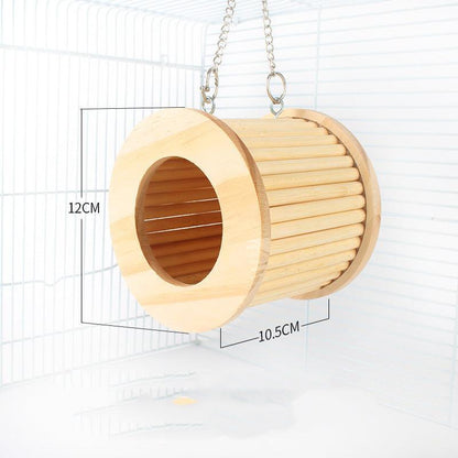 Wooden Animal Hideout: Cozy Retreat For Small Pets - Pets Perfect