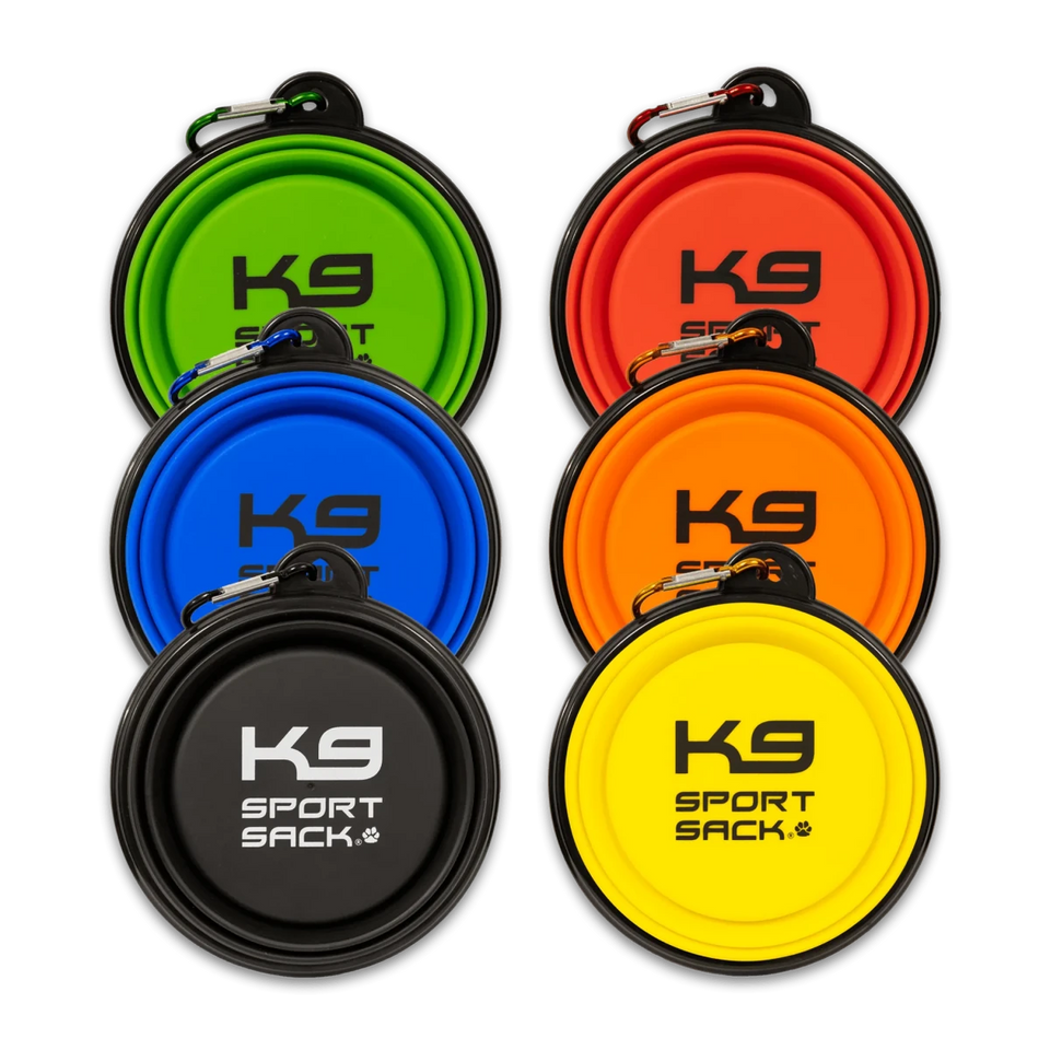 K9 Sport Saucer Collapsible Silicone Dog Bowl - Pets Perfect