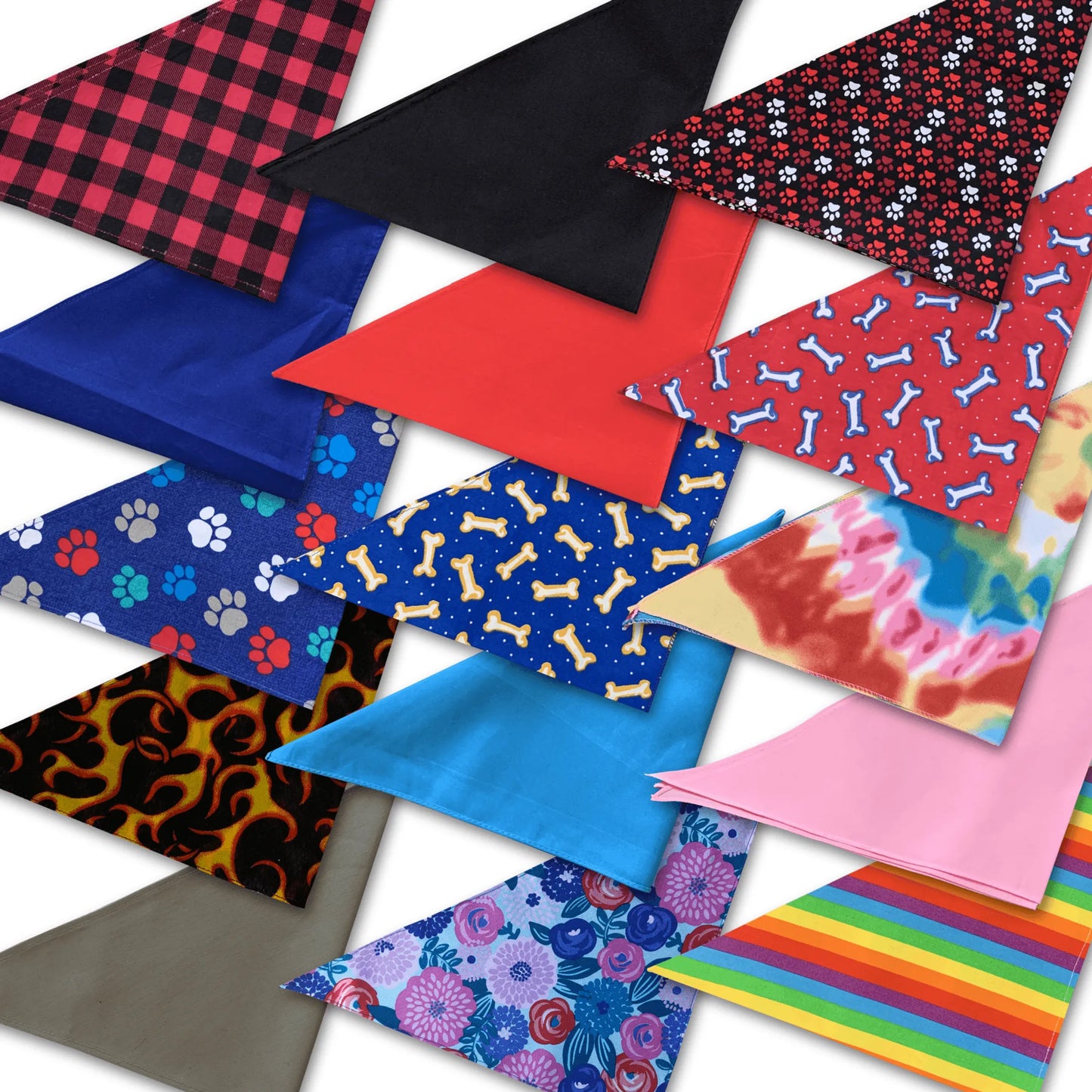 K9 Sport Sack 100% Cotton Dog Bandana - Stylish Personalized Pet Accessory for All Breeds