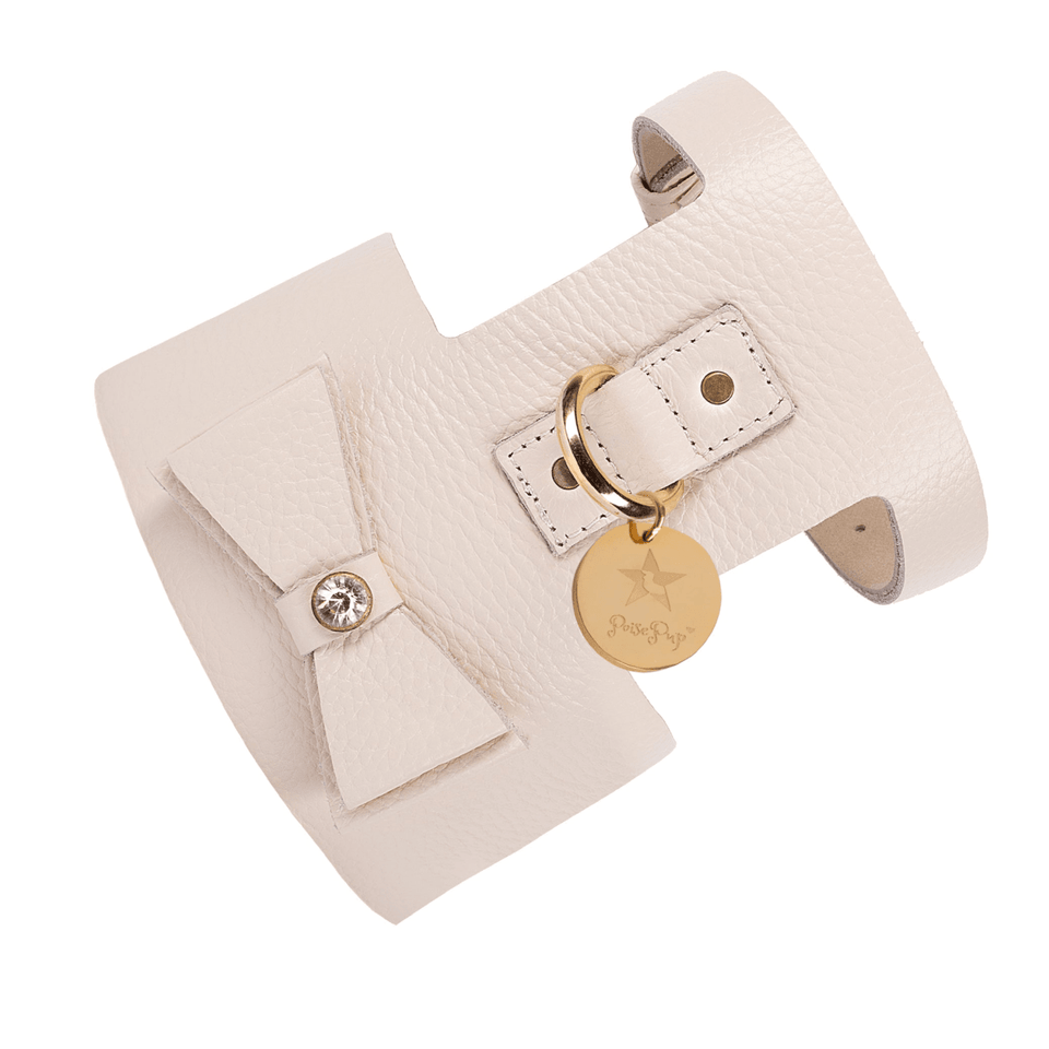 Elegantly Crafted Full-Grain Leather Dog Harness, Bella Rose/Medium, view 6