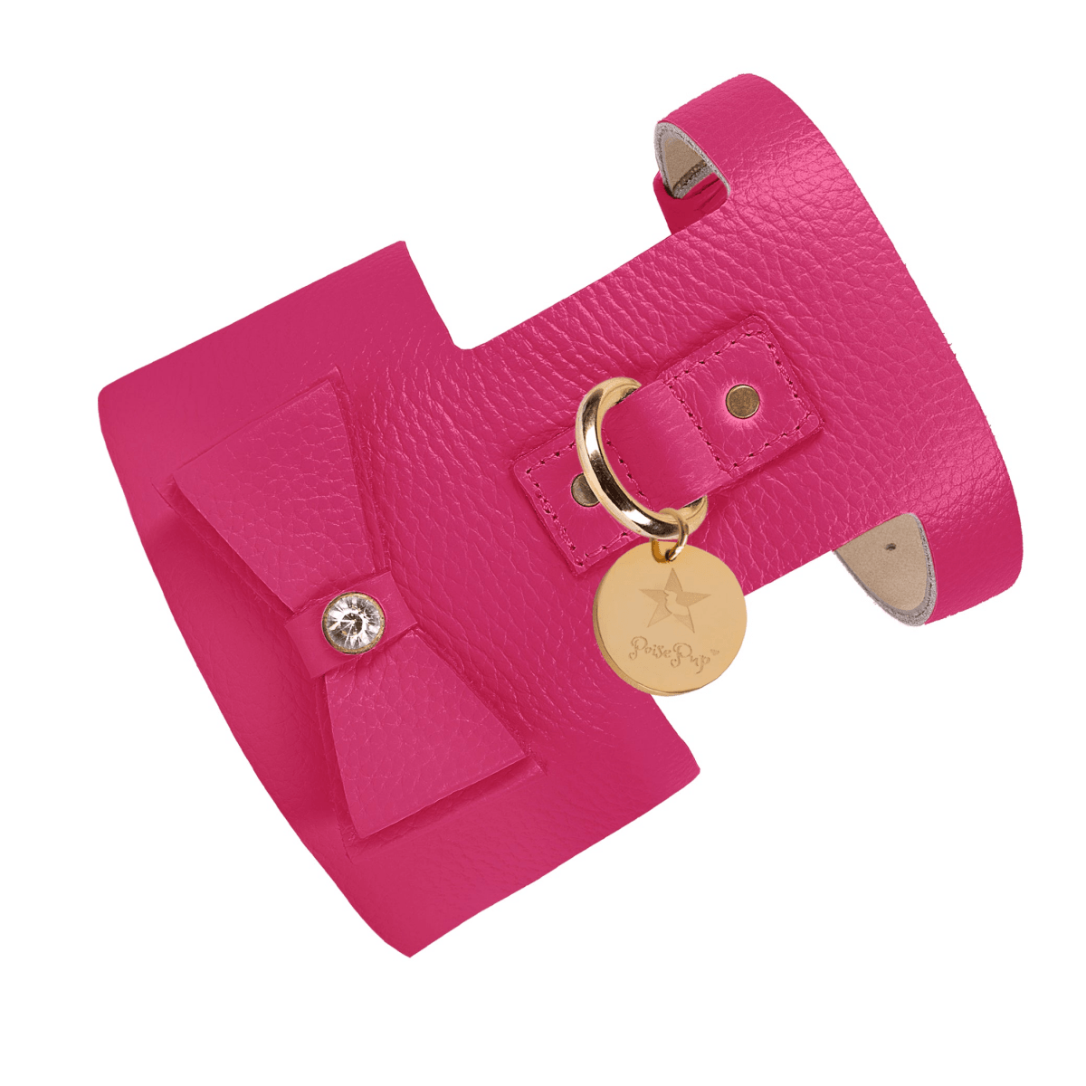 Elegantly Crafted Full - Grain Leather Dog Harness - Pets Perfect
