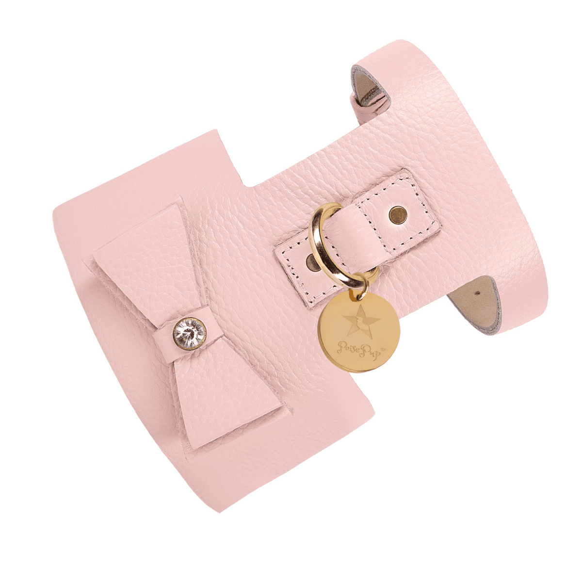 Elegantly Crafted Full - Grain Leather Dog Harness - Pets Perfect