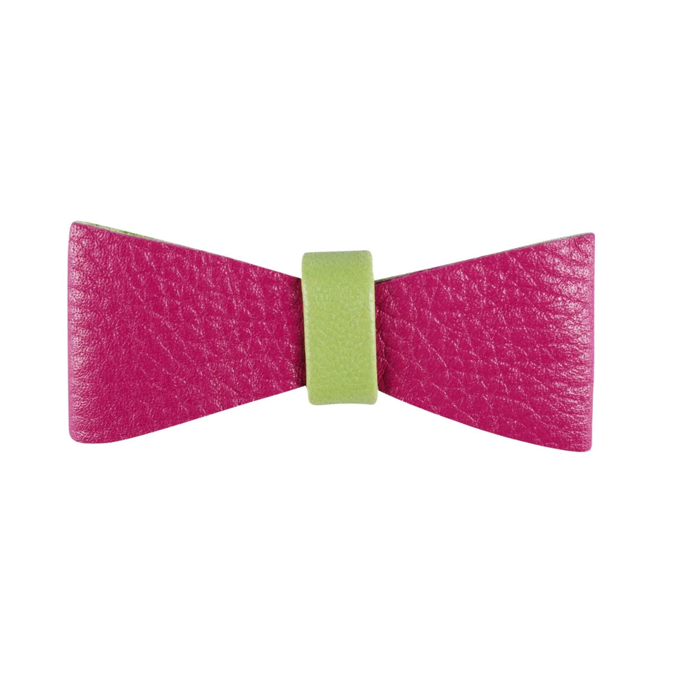 PoisePup Dog Bow Tie - Genuine Leather, 11 Colors - Pets Perfect