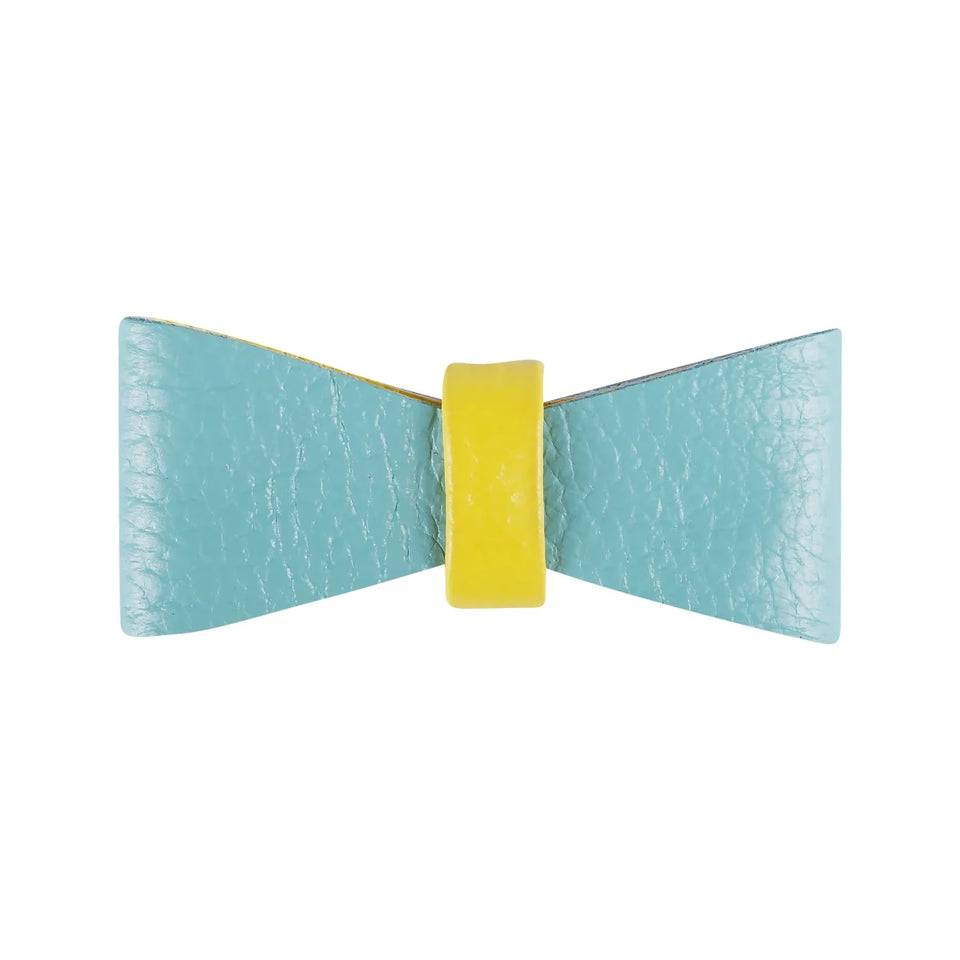 PoisePup Dog Bow Tie - Genuine Leather, 11 Colors - Pets Perfect