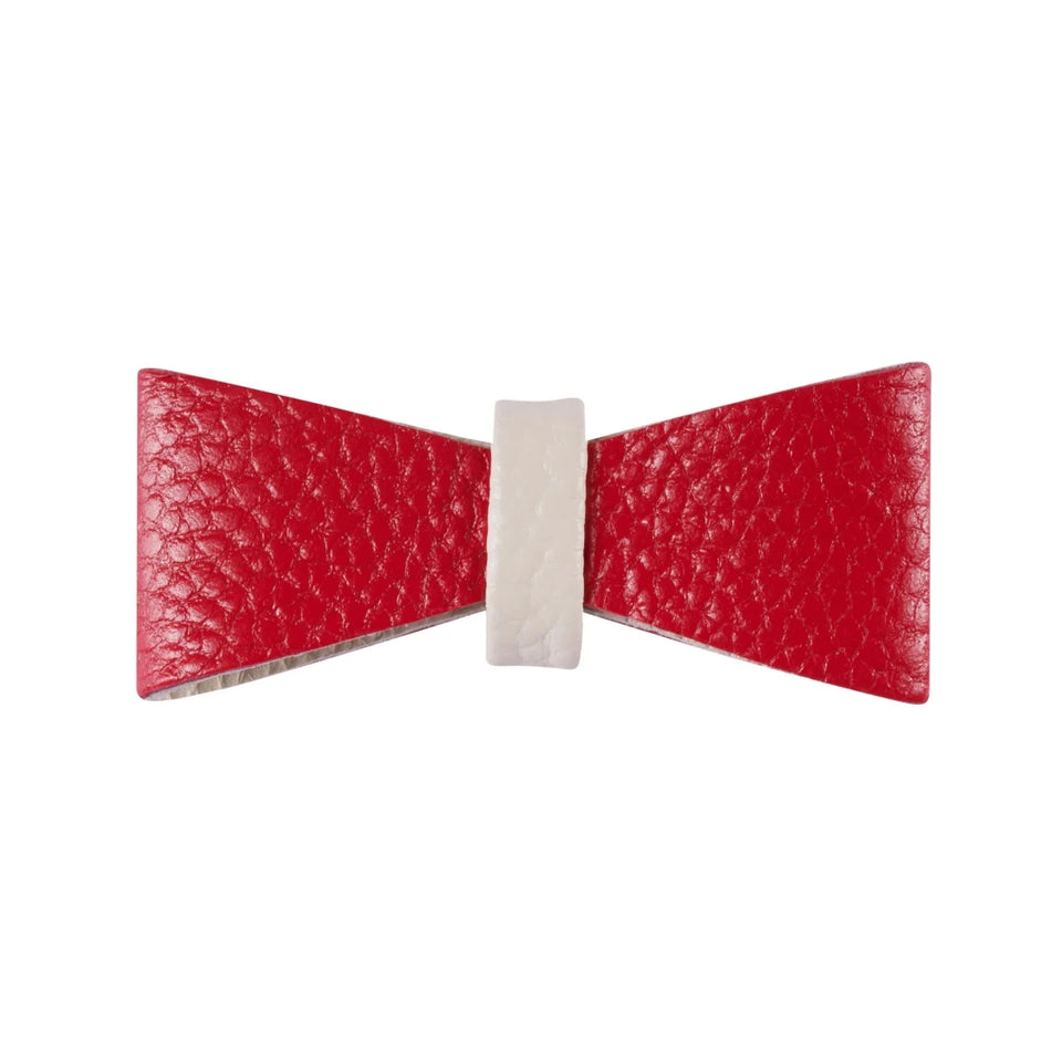 PoisePup Dog Bow Tie - Genuine Leather, 11 Colors - Pets Perfect