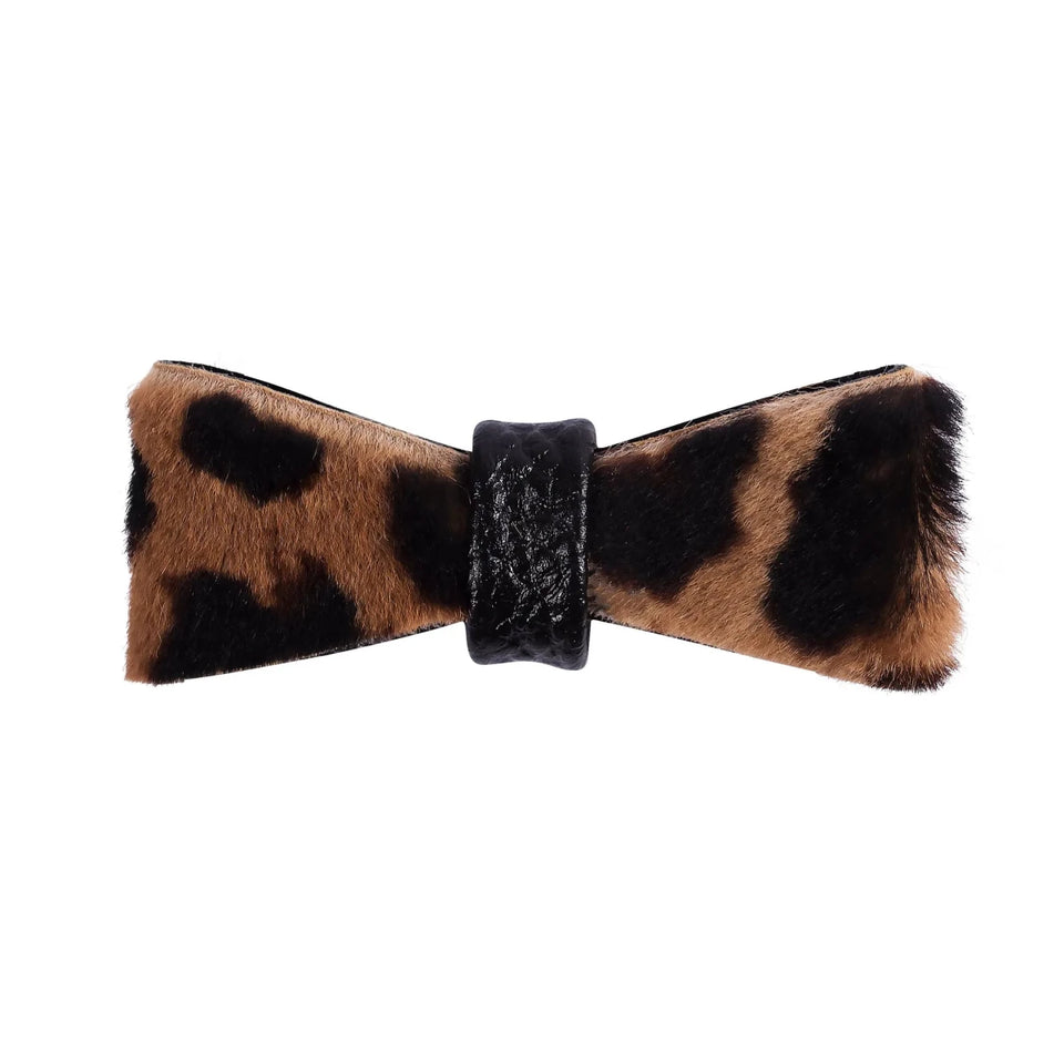 PoisePup Dog Bow Tie - Genuine Leather, 11 Colors - Pets Perfect