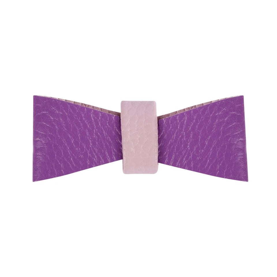 PoisePup Dog Bow Tie - Genuine Leather, 11 Colors - Pets Perfect