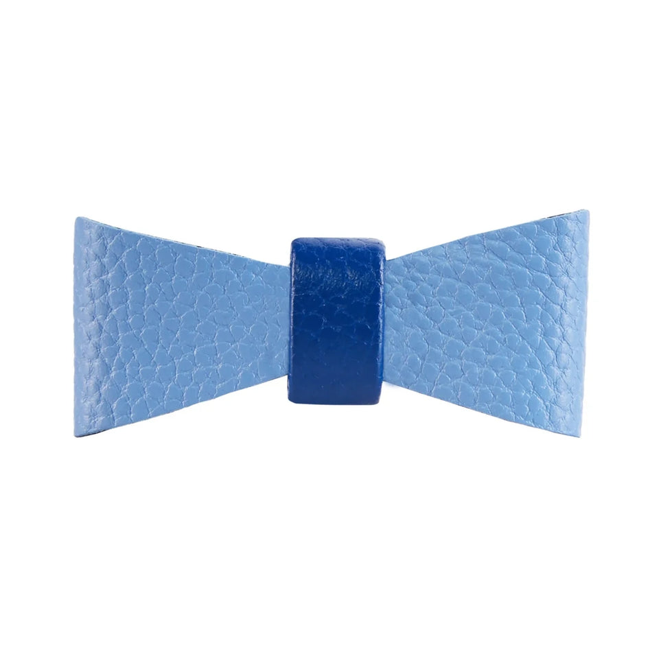 PoisePup Dog Bow Tie - Genuine Leather, 11 Colors - Pets Perfect