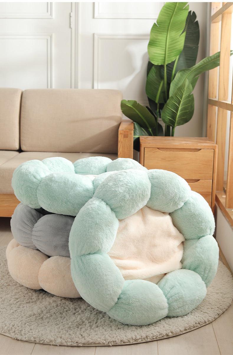 Floral Haven Pet Bed - Luxurious Flower - Shaped Blanket For Dogs And Cats - Pets Perfect