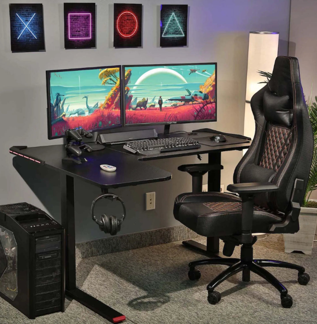 Faze Fixed - L - Shaped - RGB - Gaming