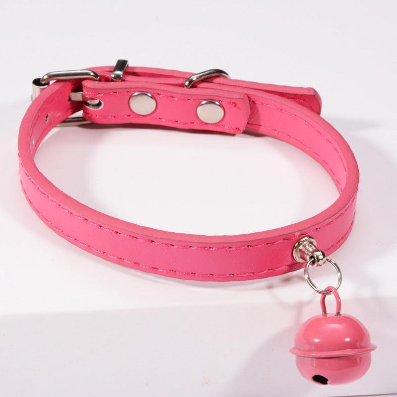 Stylish Pet Bell Collar With Colorful Traction For Cats And Dogs - Pets Perfect