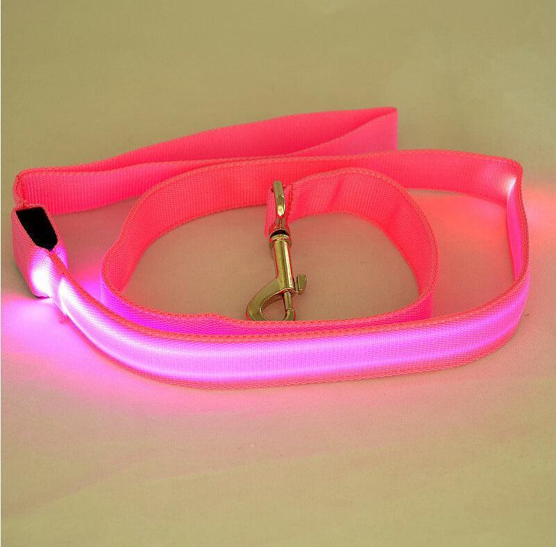 Glowing Pet Leash - Illuminated Led Dog Leash - Pets Perfect
