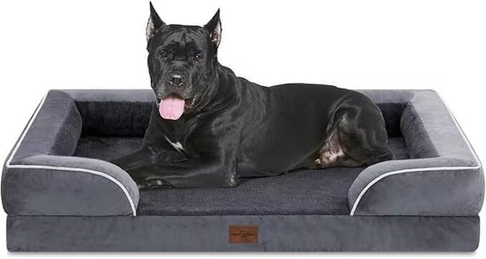 Waterproof Orthopedic Foam Dog Bed Extra Large Dark Grey, view 2