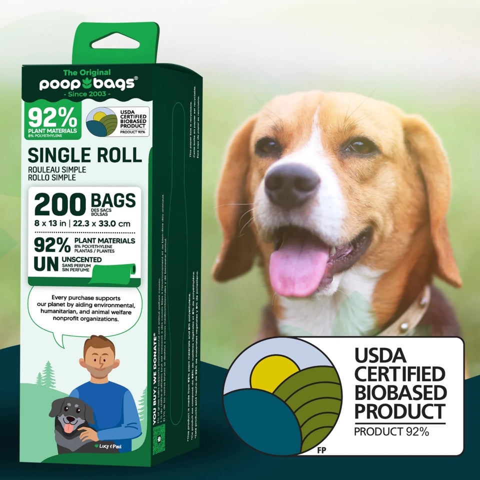 You Buy, We Donate Compostable Single Bulk Roll - Pets Perfect