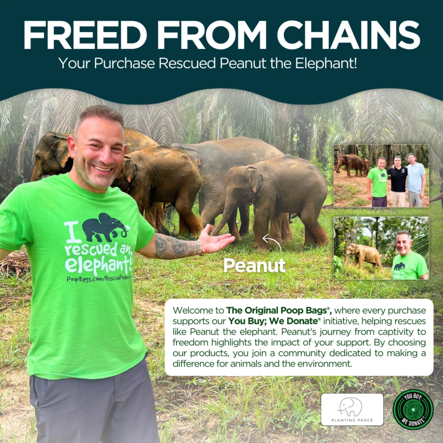 You Buy; We Donate Compostable Handle Tie