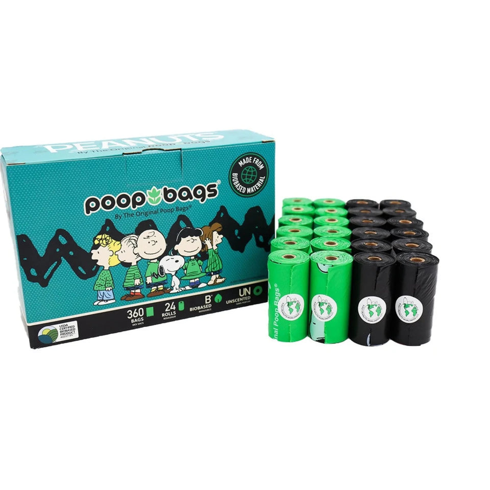 Biobased Peanuts Dog Leash Rolls (360 ct)USDA - Pets Perfect