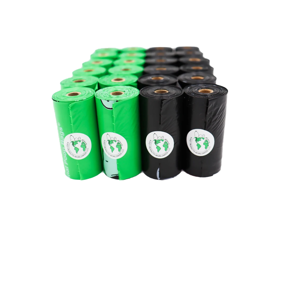 Biobased Peanuts Dog Leash Rolls (360 ct)USDA - Pets Perfect