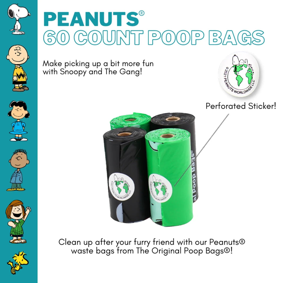 USDA Biobased Peanuts Dog Leash Rolls (60 ct) - Pets Perfect