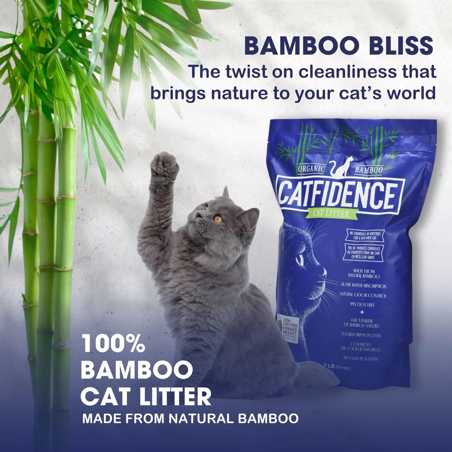 Catfidence Bamboo Cat Litter - Pets Perfect