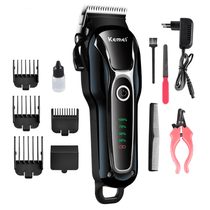 Dog Hugs Cat PetPro Rechargeable Electric Trimmer - Professional Grooming Clipper for Dogs - Pets Perfect