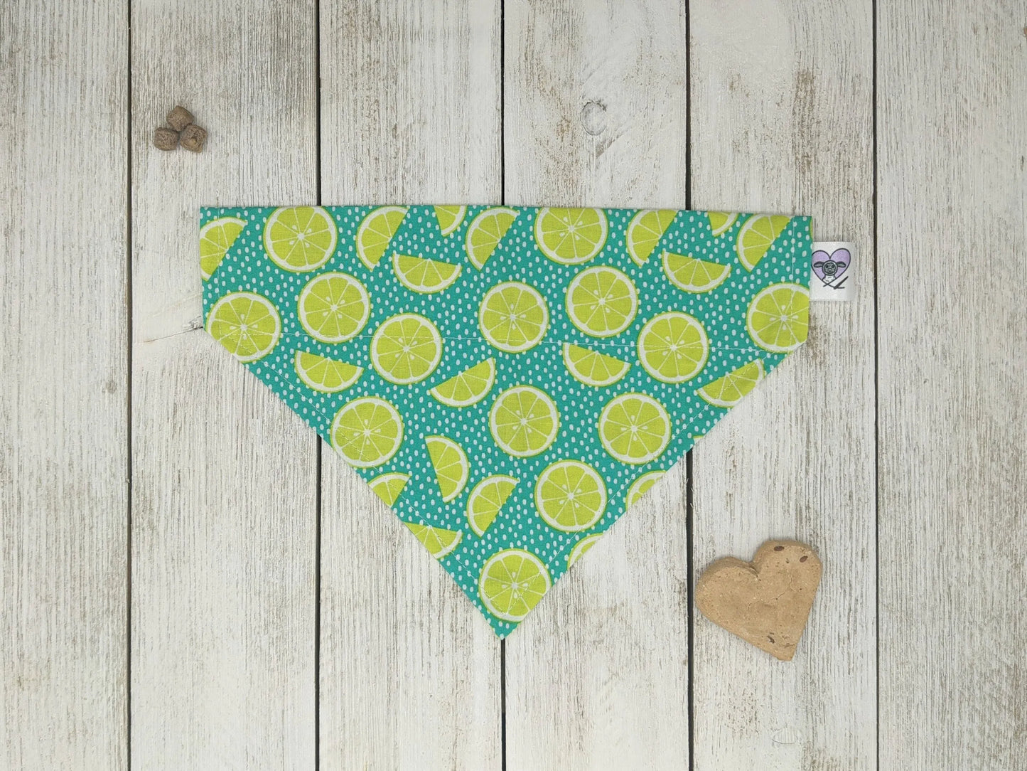 Over-The-Collar Dog Bandana - Handmade Slide-On, 26 Prints, XS to L