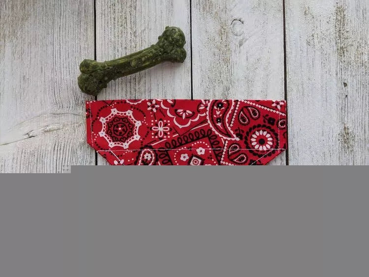 Over-The-Collar Dog Bandana - Handmade Slide-On, 26 Prints, XS to L