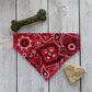 Over-The-Collar Dog Bandana - Handmade Slide-On, 26 Prints, XS to L
