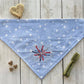 Embroidered Print - Traditional Tie-Around Dog Bandana