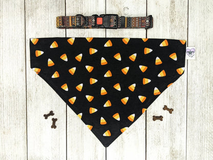 Halloween Dog Bandana - Over-The-Collar Slide-On Pet Bandana (Multiple Sizes)