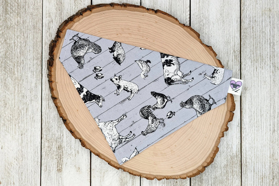 Halloween Dog Bandana Over Dog Collar, LARGE/1, view 49