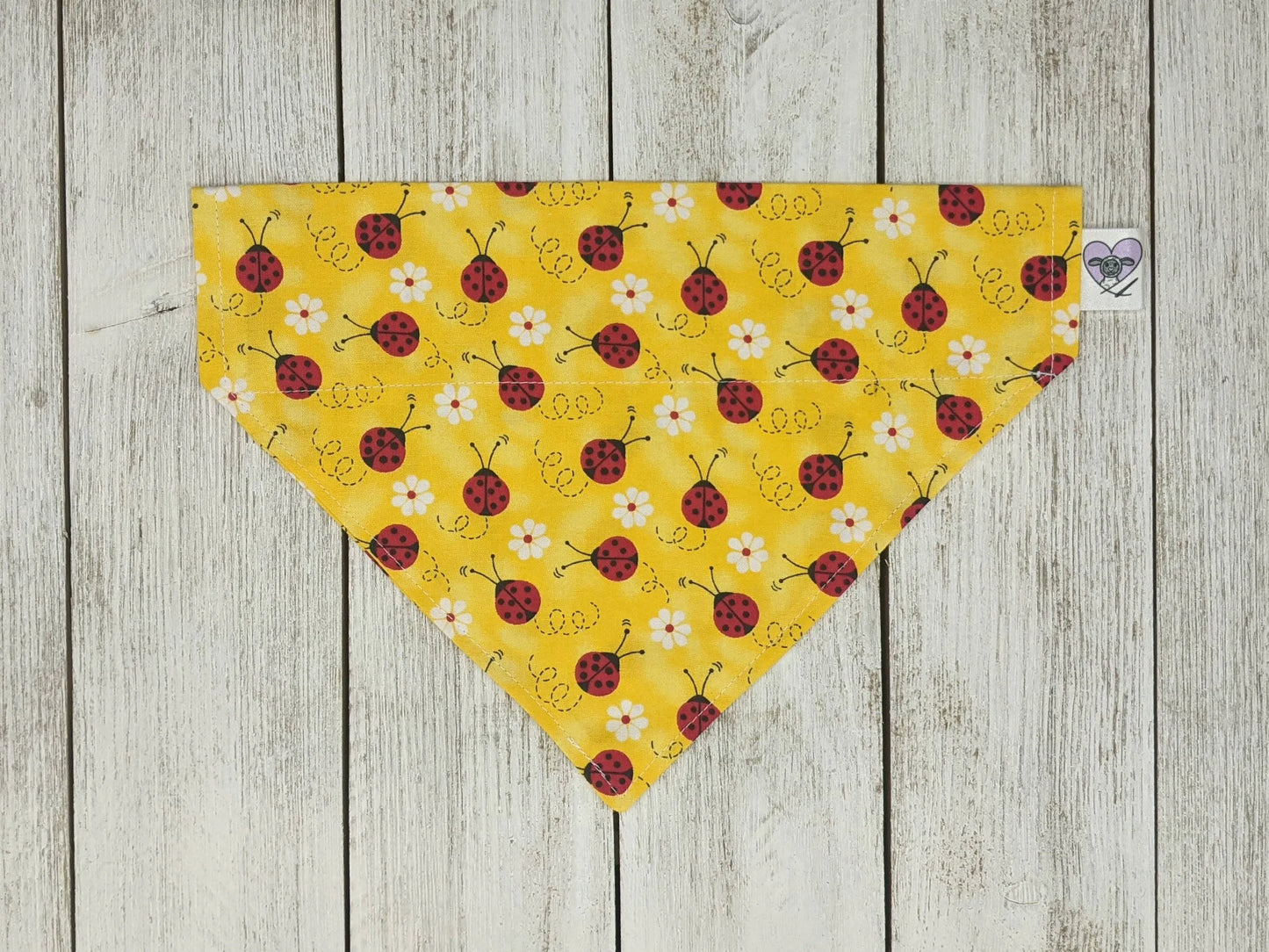 Halloween Dog Bandana Over Collar - Handmade Slide-On Pet Bandana for Dogs