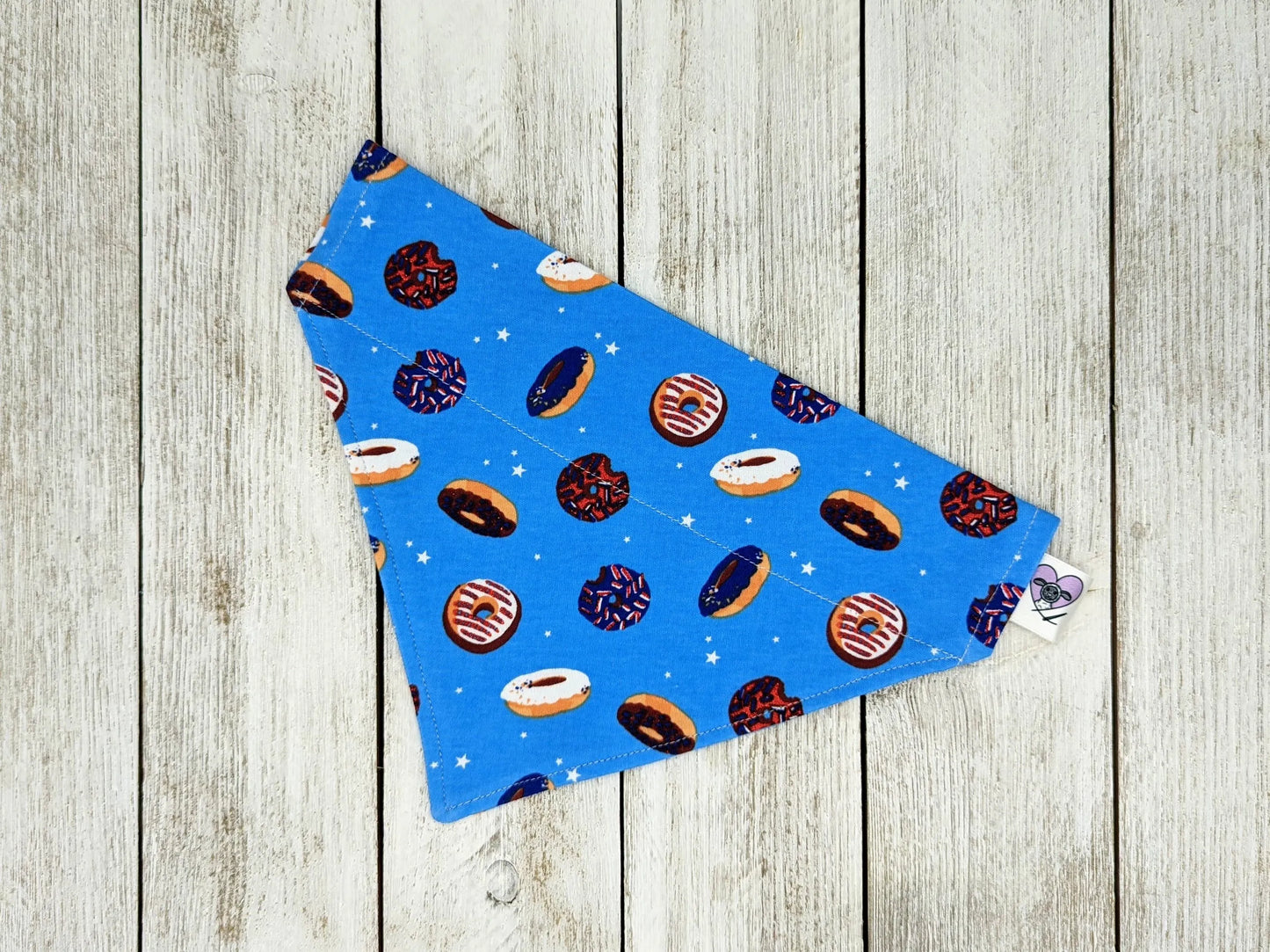 Halloween Dog Bandana Over Collar - Handmade Slide-On Pet Bandana for Dogs