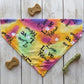 Halloween Dog Bandana Over Collar - Handmade Slide-On Pet Bandana for Dogs