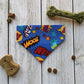 Halloween Dog Bandana - Over-The-Collar Slide-On Pet Bandana (Multiple Sizes)