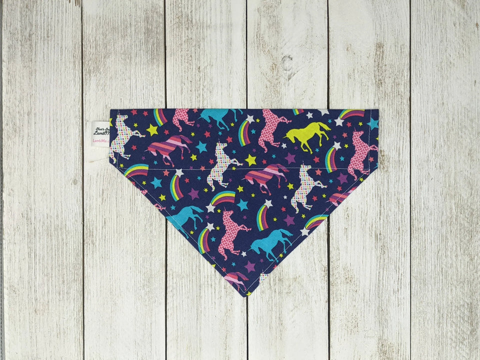 Halloween Dog Bandana Over Dog Collar, view 128