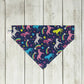 Halloween Dog Bandana Over Collar - Handmade Slide-On Pet Bandana for Dogs