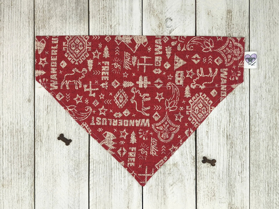 Halloween Dog Bandana Over Dog Collar, LARGE/1, view 24
